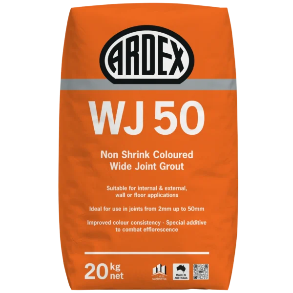ARDEX-_WJ50_20kg_Render_HR-X-Front ARDEX Wide Joints 50 Grout